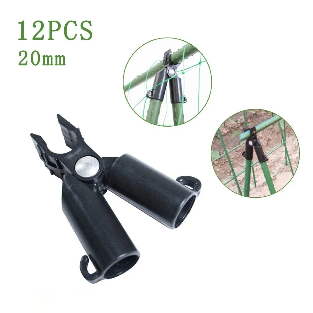 튼튼한 플라스틱 정원 식물 클립, 식물을 안전하게 고정, 11mm, 16mm, 20mm 직경, 12 클립에 적합