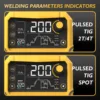TIG Welder with Pulse Multifunctional TIG Welding Machine DC TIG/Spot TIG/Stick 110&220V Dual Voltage with Large Digital Display 5