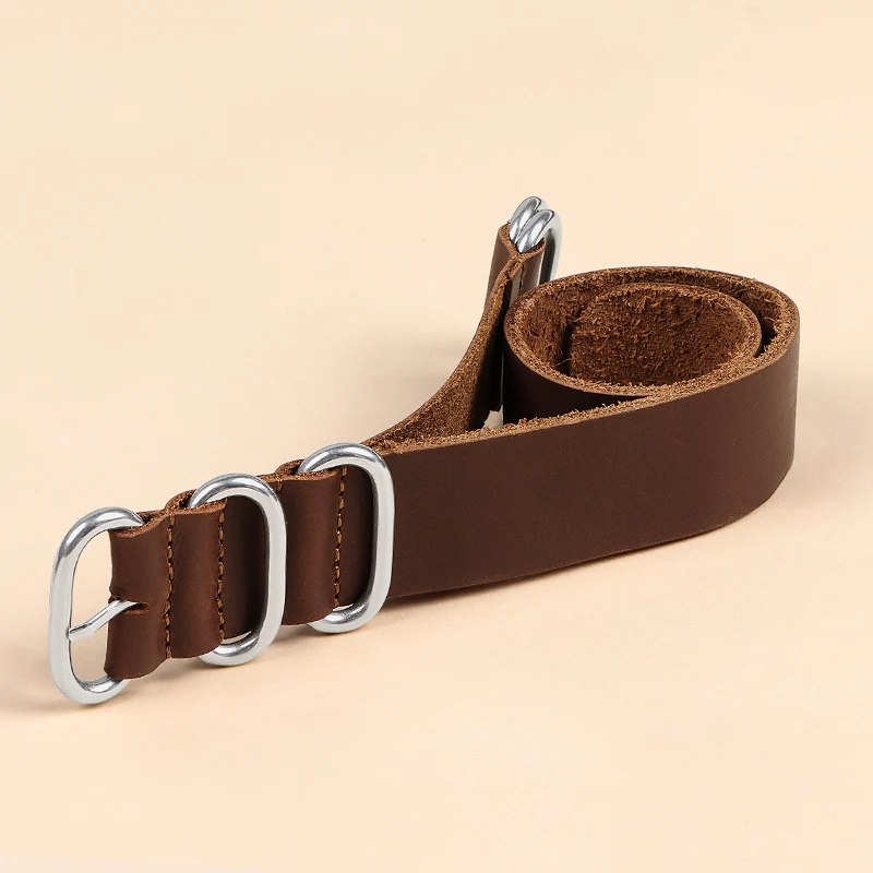 Elegant Soft PU Leather Watch Strap Replacement - Women's & Men's Wristband Accessory
