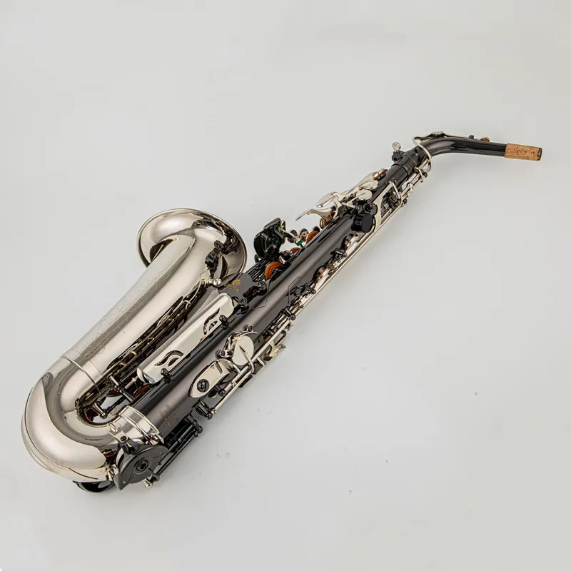 JUPITER JAS1100 Alto Eb Tune Saxophone Brass Musical Instrument Black silver Lacquer Sax Case Mouthpiece