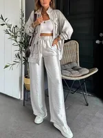 SuperAen New Women's Clothing European and American Fashion Blazer Casual Trousers Two Pieces Set - Image 5