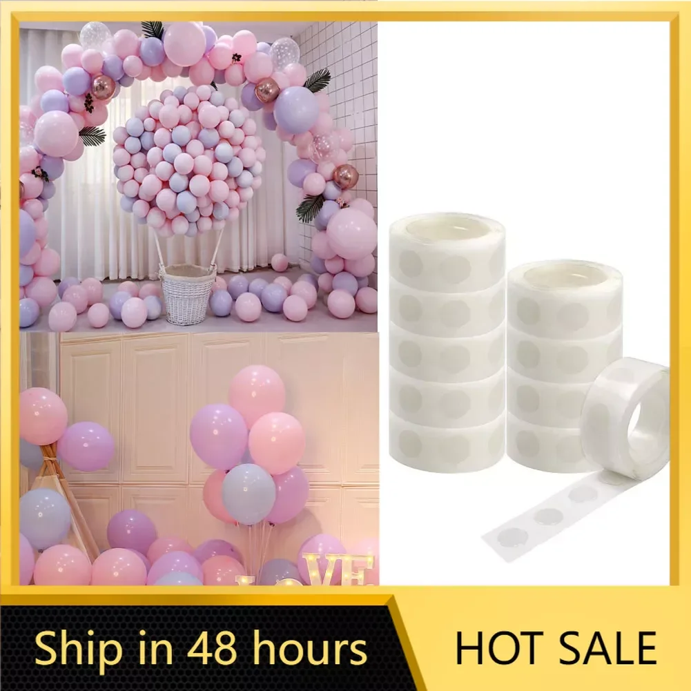 100Points Roll Double-sided Adhesive Dots Removable Balloon Adhesive Tape  Glue For DIY Craft Wedding Birthday Party Decoration - AliExpress