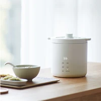 Olayks-Cuiseur à riz électrique, mini cuiseur électrique, revêtement de glaçure en céramique, cuisson rapide, appareils de cuisine multifonctions, 220V, 1,2 L 5