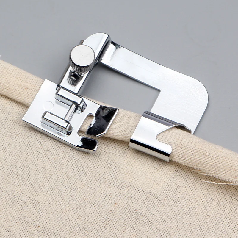 6/9/13/16/19/22/25mm Domestic Sewing Machine Foot Presser Foot Rolled Hem Feet For Brother Singer Sewing Accessories