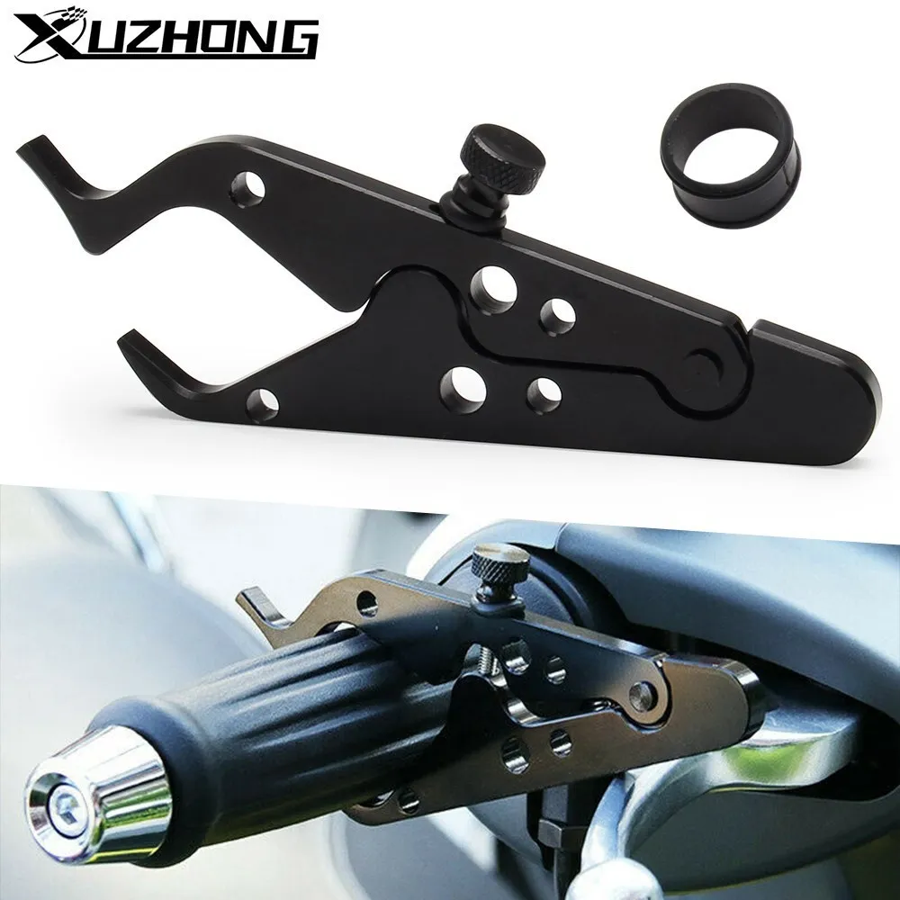 

Universal Aluminum Motorcycle Cruise Control Clip Assist Tool Throttle Clamp Lock Handlebar Speed Control Motorbike Accessories