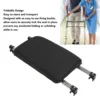 Walker Seat Set Strong Load Bearing Black Soft Padded Rest Seat and White Quick Drainage Bath Plate Walker Attachable Seat 4