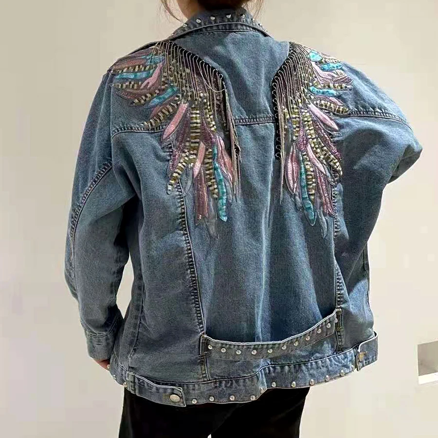 Gypsylady Retro Blue Denim Jacket 