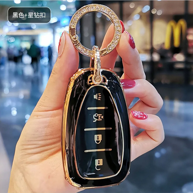 TPU 원격 자동차 키 케이스 커버, 쉐보레 오닉스 에키노 올랜도 크루즈 스파크 소닉 카마로 볼트 트랙스 말리부 블레이저 트래버스