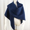 Women Winter Warm Cashmere Plaid Triangle Scarf Shawl Fashion Soft Solid Luxury Pashmina Lady Thick Blanket Long Bandana Scarves 5