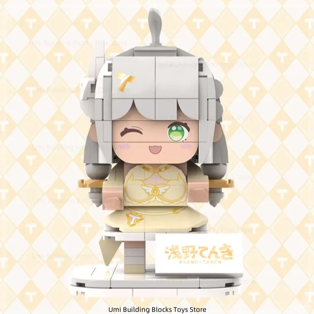 TANCHJIM MINO Assembled Building Blocks Dolls Anime Characters Image Toy Model Desktop Decorations Children's Holiday Gifts 1