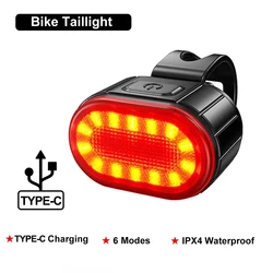 Illuminate Your Ride: Rechargeable LED Bicycle Light Set (Bike red Taillight)