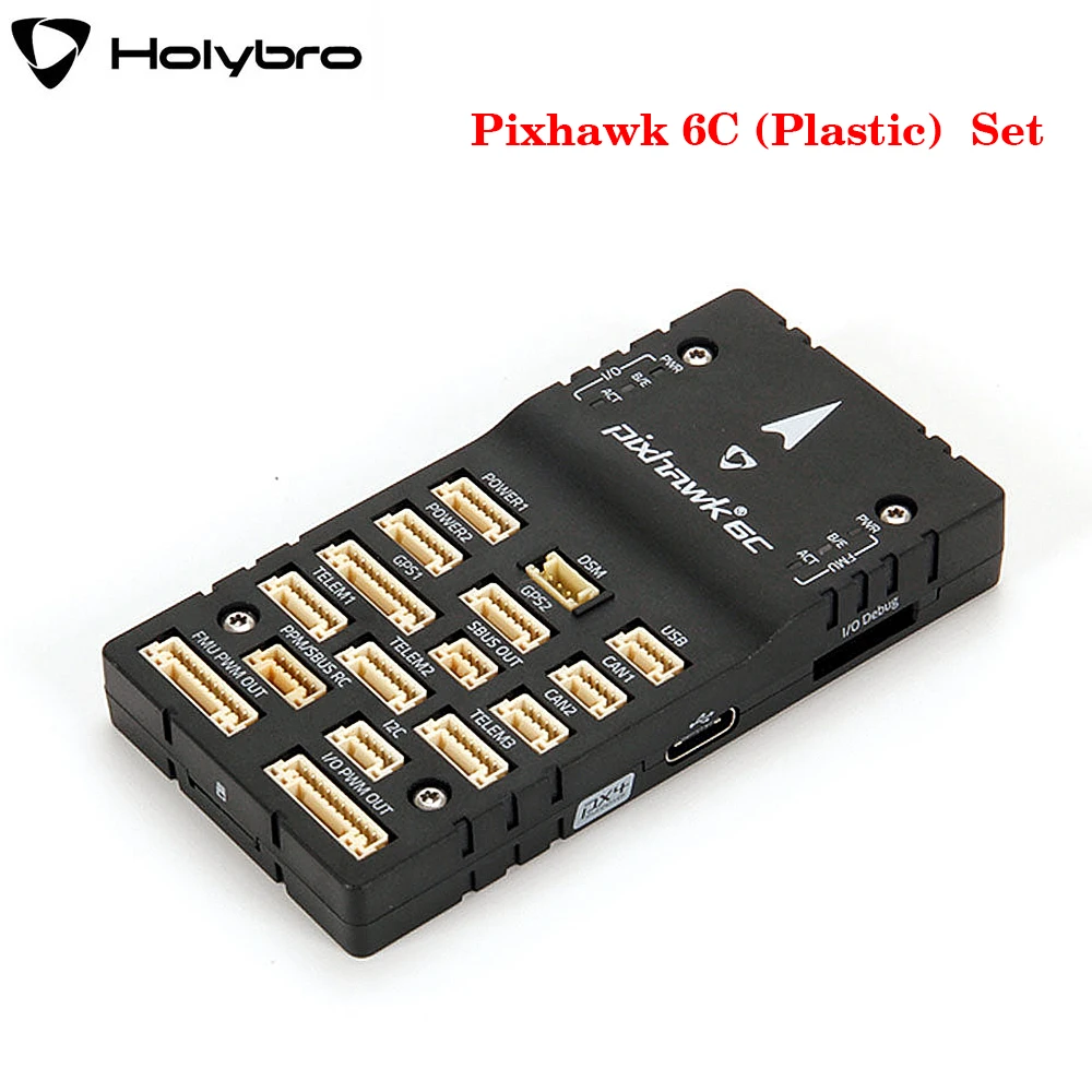 

Holybro Pixhawk 6C Autopilot Flight Controllers ( Plastic ) W/ PM02 V3 /PM06 /PM07 Power Module /M9N /M10 GPS for RC FPV Drone