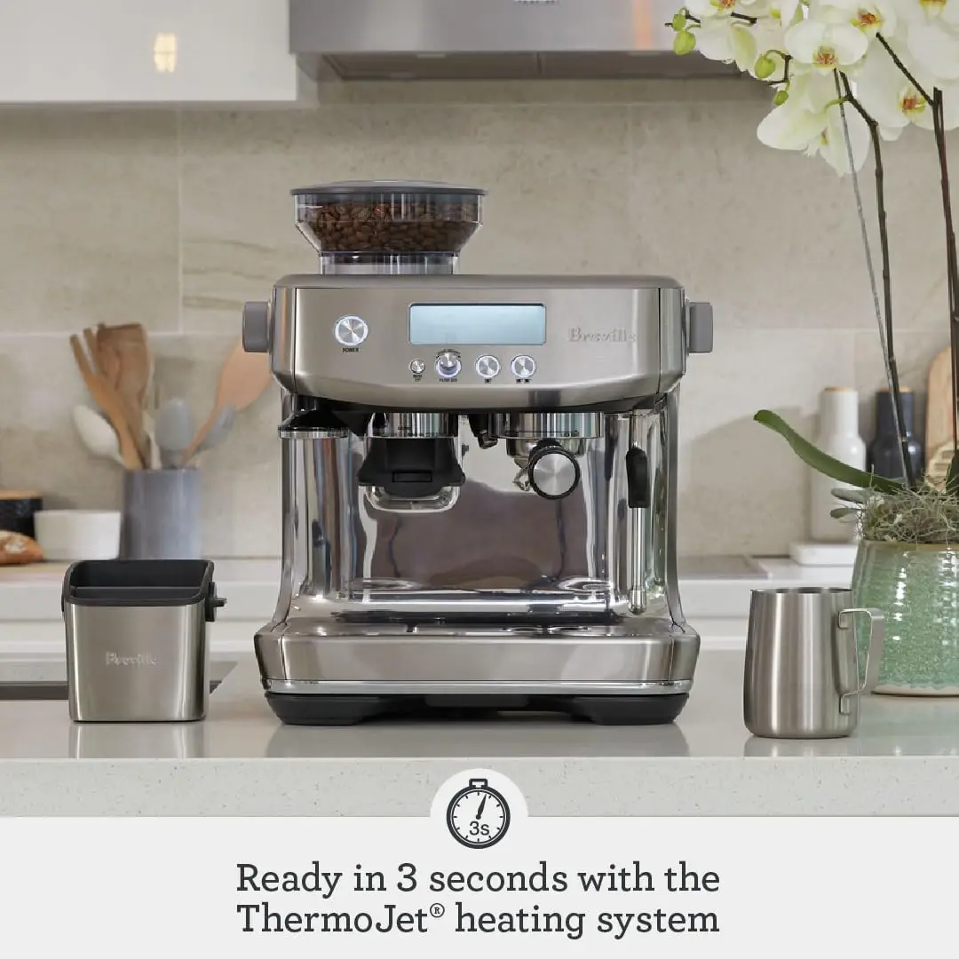 the Barista Pro Espresso Machine with  Espresso Maker with Seconds Heat Up 2