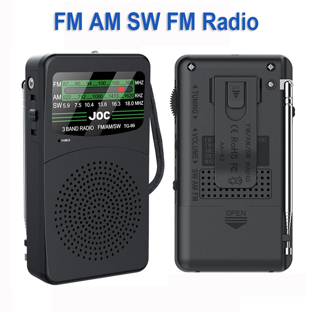 FM Radio Emergency Pocket Radios FM AM 5