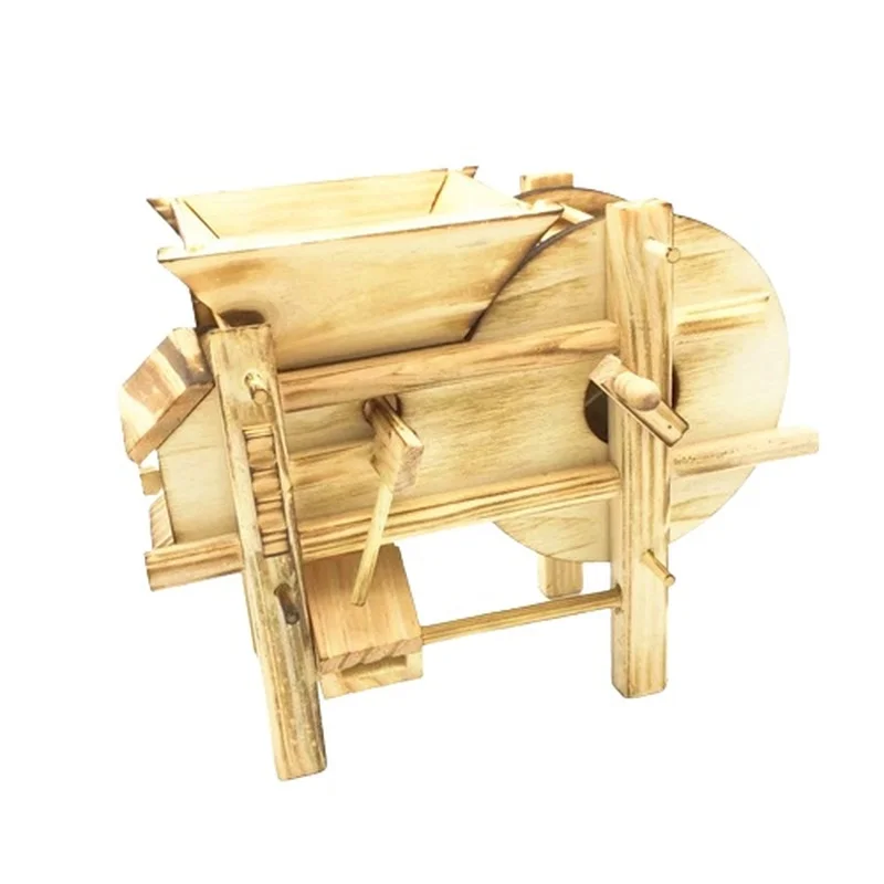 

Wooden retro simulation valley windmill micro agricultural tools Chinese style boutique furniture model handicraft decorations