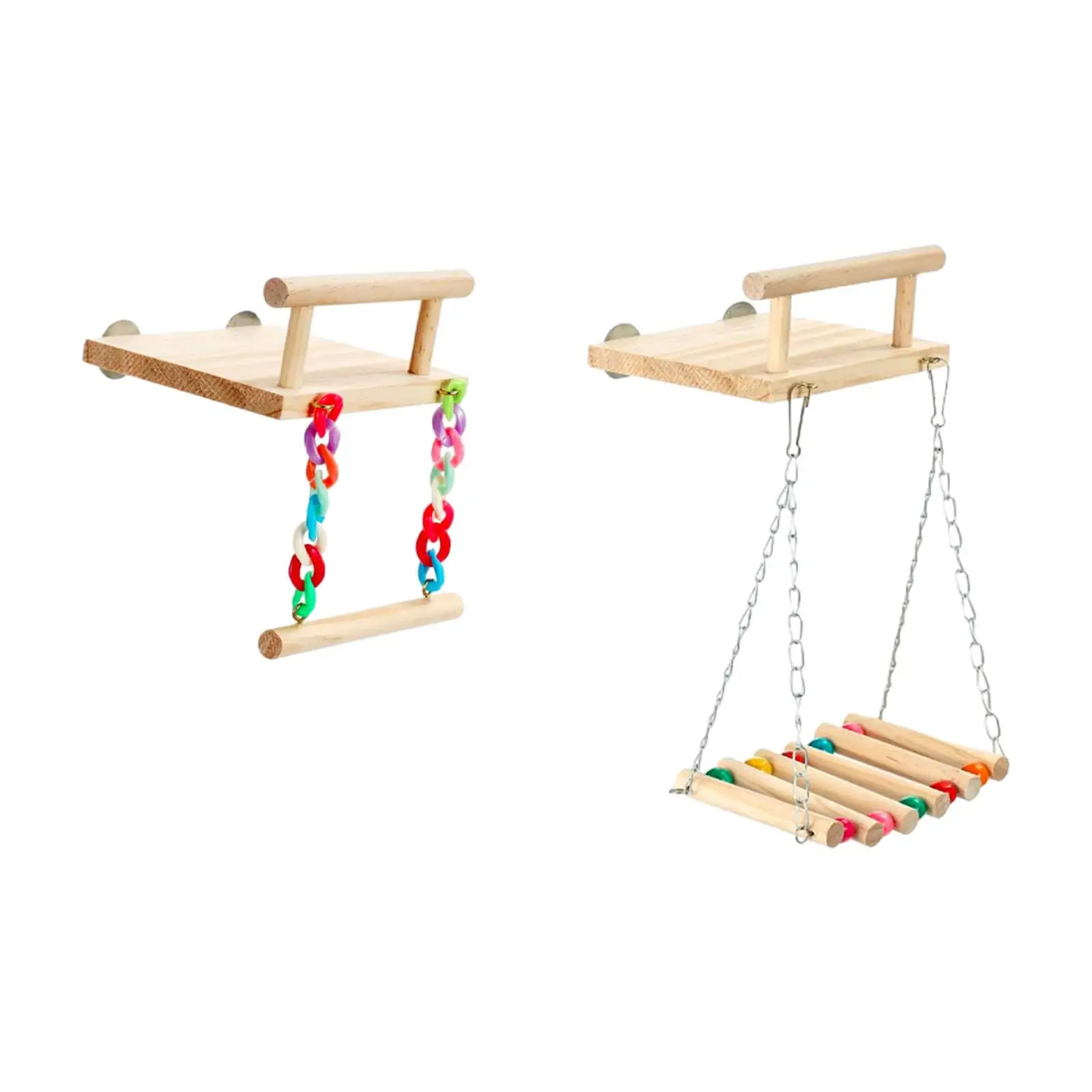 Wooden Parrot Perch Toy Platform Parrot Playstand Play and Rest Practical for Budgie Cockatoos Cockatiel Hummingbird Macaw