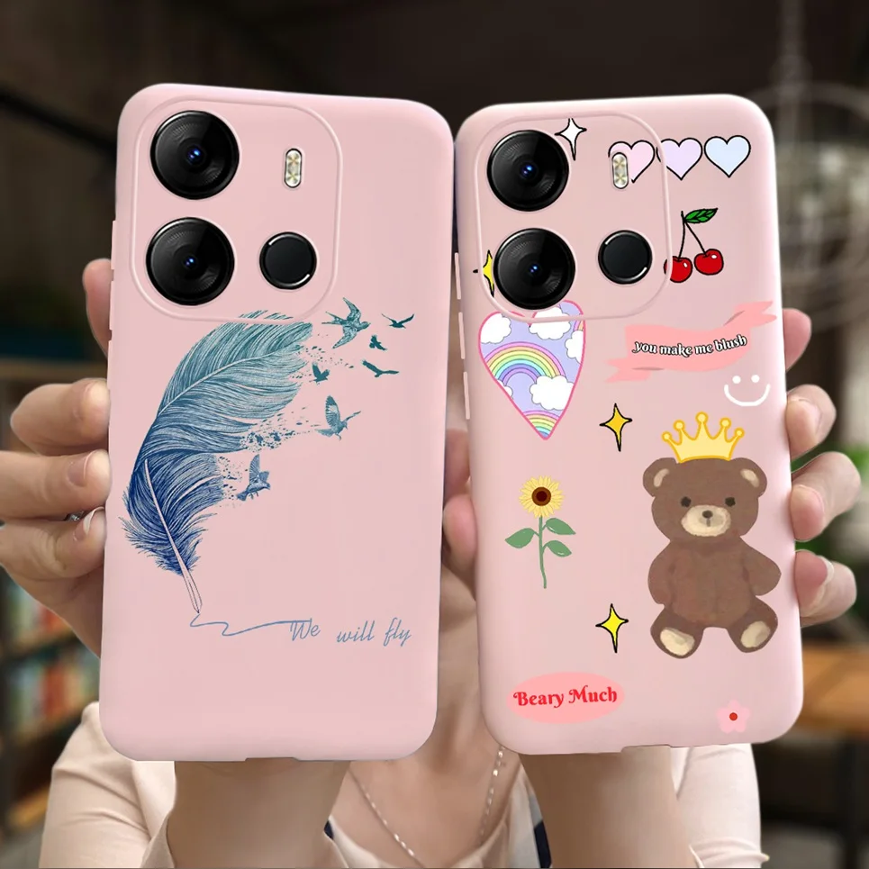Фото Мягкий матовый чехол для телефона infinix Note 30 №4