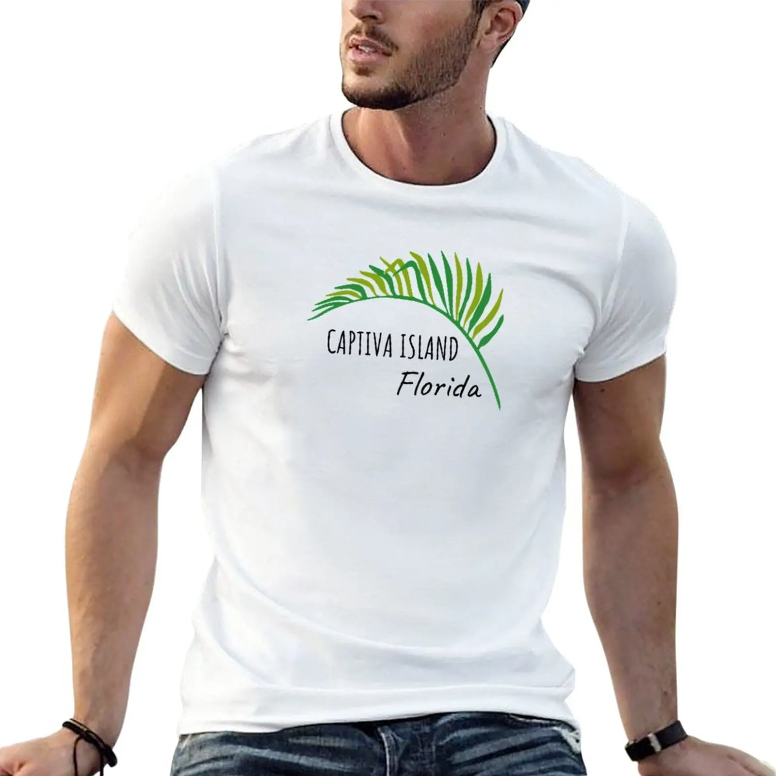 

Captiva island Florida T-Shirt t-shirts man Short sleeve tee korean fashion plain t-shirt mens t shirt