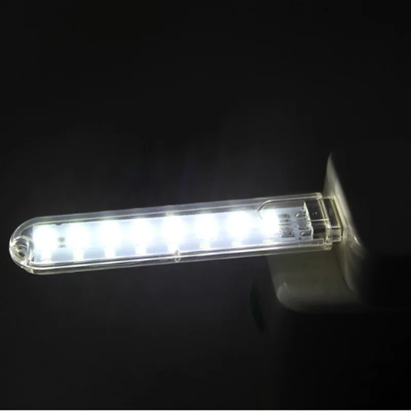 Plug Lamp USB 5pcs Ultra Bright Mini Book Lamps Night Light LED Eye Protection Reading Book Light For Computer Power Bank Laptop