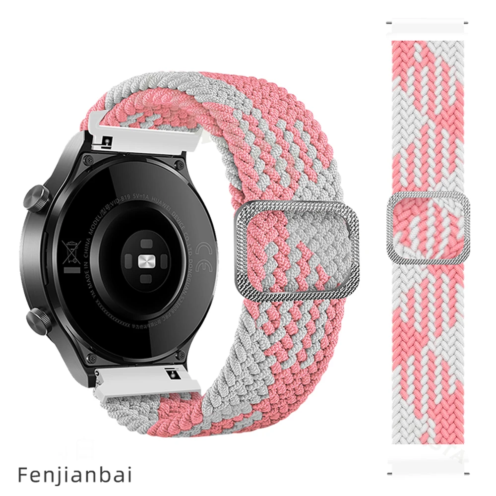 Premium 22mm Nylon Smartwatch Band Bracelet