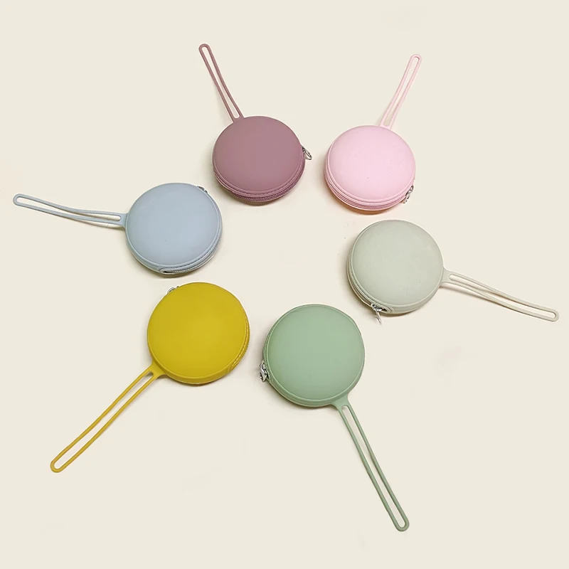 1pcs Baby Silicone New Nipple Bag Is Easy To Carry Silicone Baby Food-Grade Pendant DIY Accessories Toy Accessories Gift