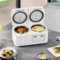 MORPHY RICHARDS 220V Double-bladder Rice Cooker Household Multi Small Electric Pressure Cooker Double Cooking Rice Cooker 2