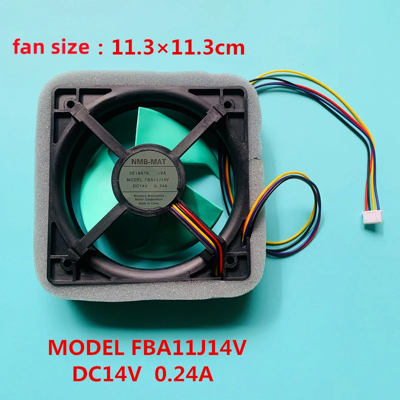 Panasonic Frigorífico Ventilador Mudo Ventilador Fios Fba11j14v Dc14 0.24a 11.3 Centímetros Original
