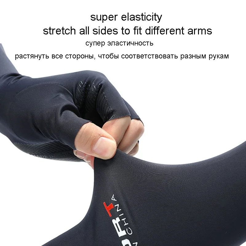 Cooling Arm Sleeves UV Protection Sun Sleeves for Women Men Arm Warmer Cycling Cover for Outdoor Sports Running Tennis Golf