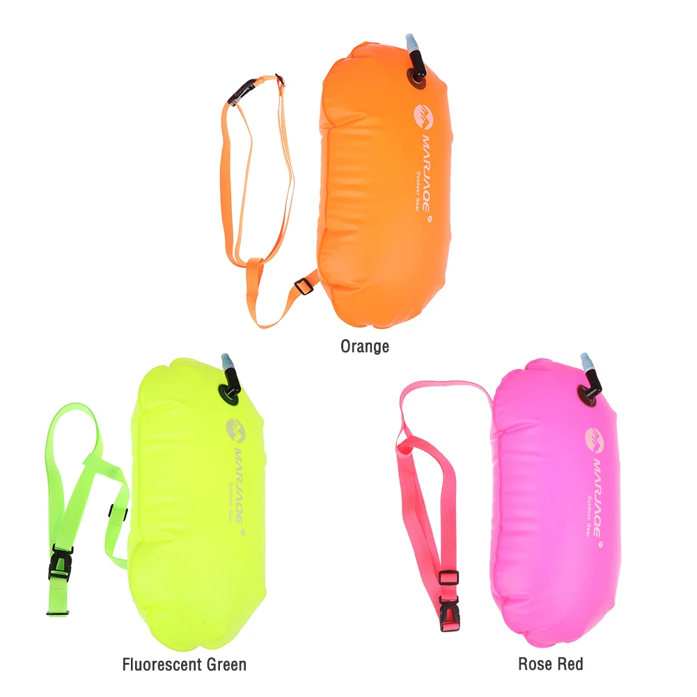 Inflatable PVC Swimming Buoy Tow Float Dry Bag Air Bag Water Sport Safety Bags swimming buoy rope float buoy