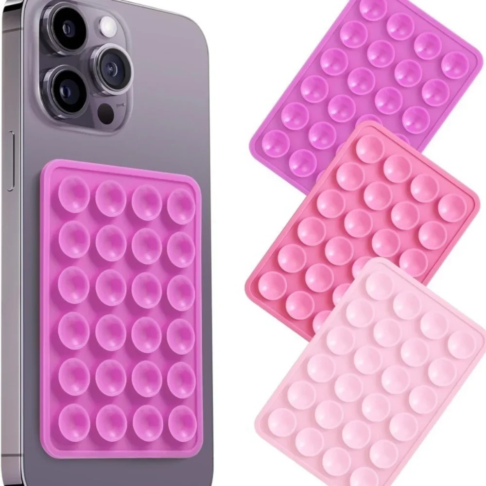 Silicone Suction Pad For Mobile Phone Fixture Suction Cup Backed Adhesive Silicone Rubber Sucker Pad For Fixed Pad multipurpose