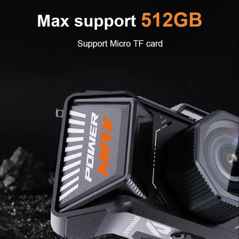 Micro SLR 4K HD Digital Camera 50x Digital Zoom Portable Full Color Monocular Telescopes Camcorder For Camping With LED
