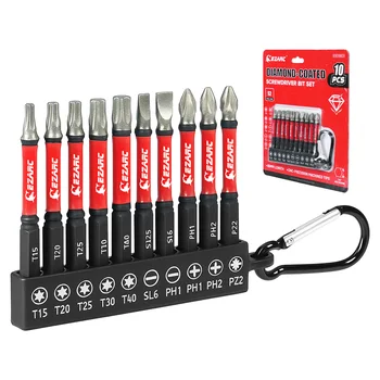 EZARC Diamond Tip Screwdriver Bit Set