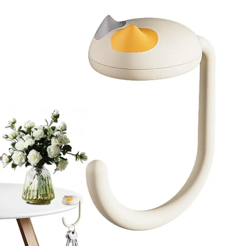 Cat Tail Desk Purse Holder Multifunctional Desktop Organizer Storage Holder Purse Hook Adjustable hook table Storage artifact