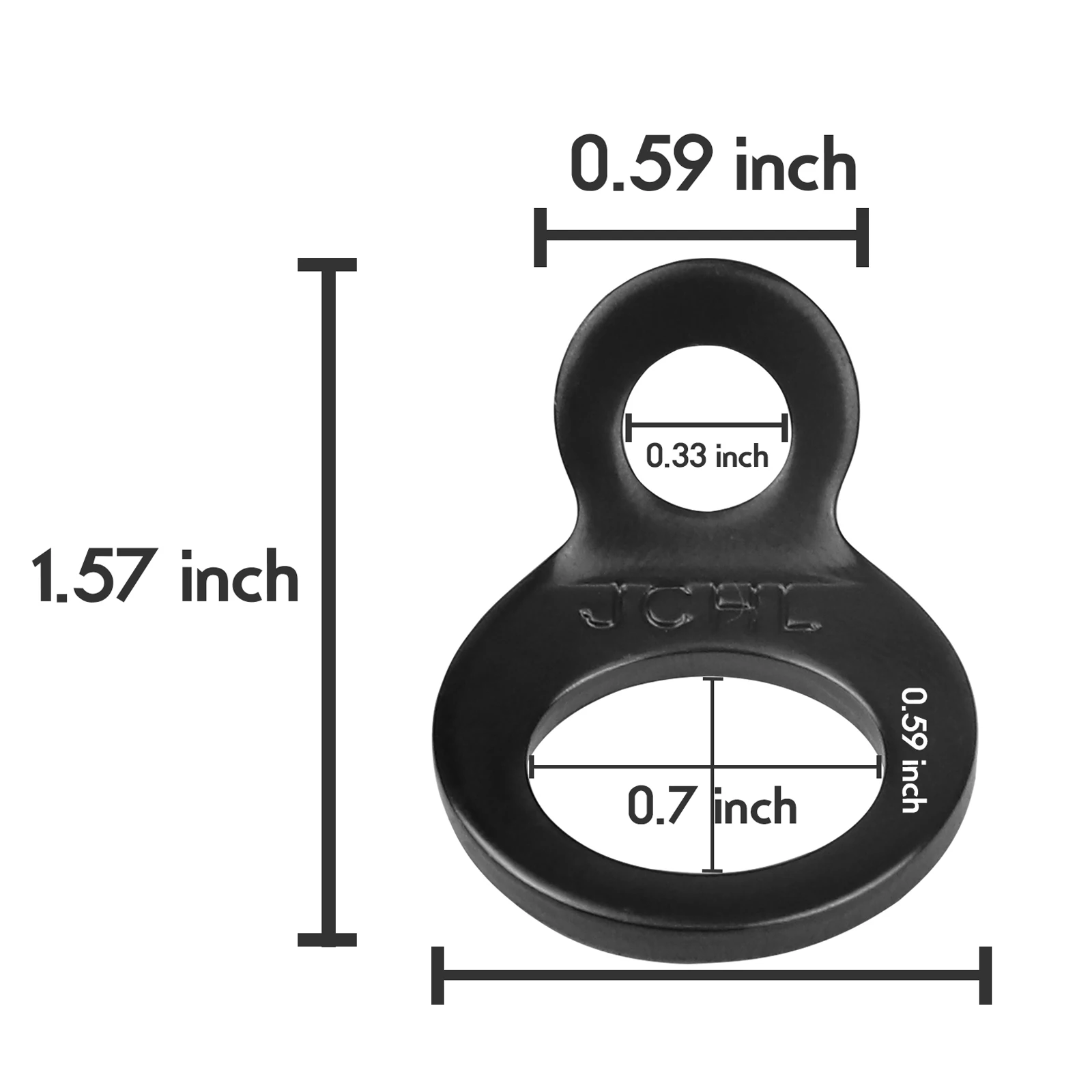 2 Pcs Tie Down Strap Rings for Motorcycle Dirt Bike ATV UTV Stainless Steel