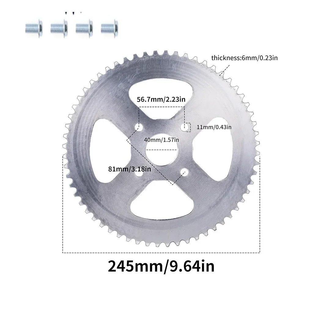 USERX Universal Brake Disc 420-60T Inner Diameter 40MM Holespacing 81MM for Dirt ATV Moto Quad