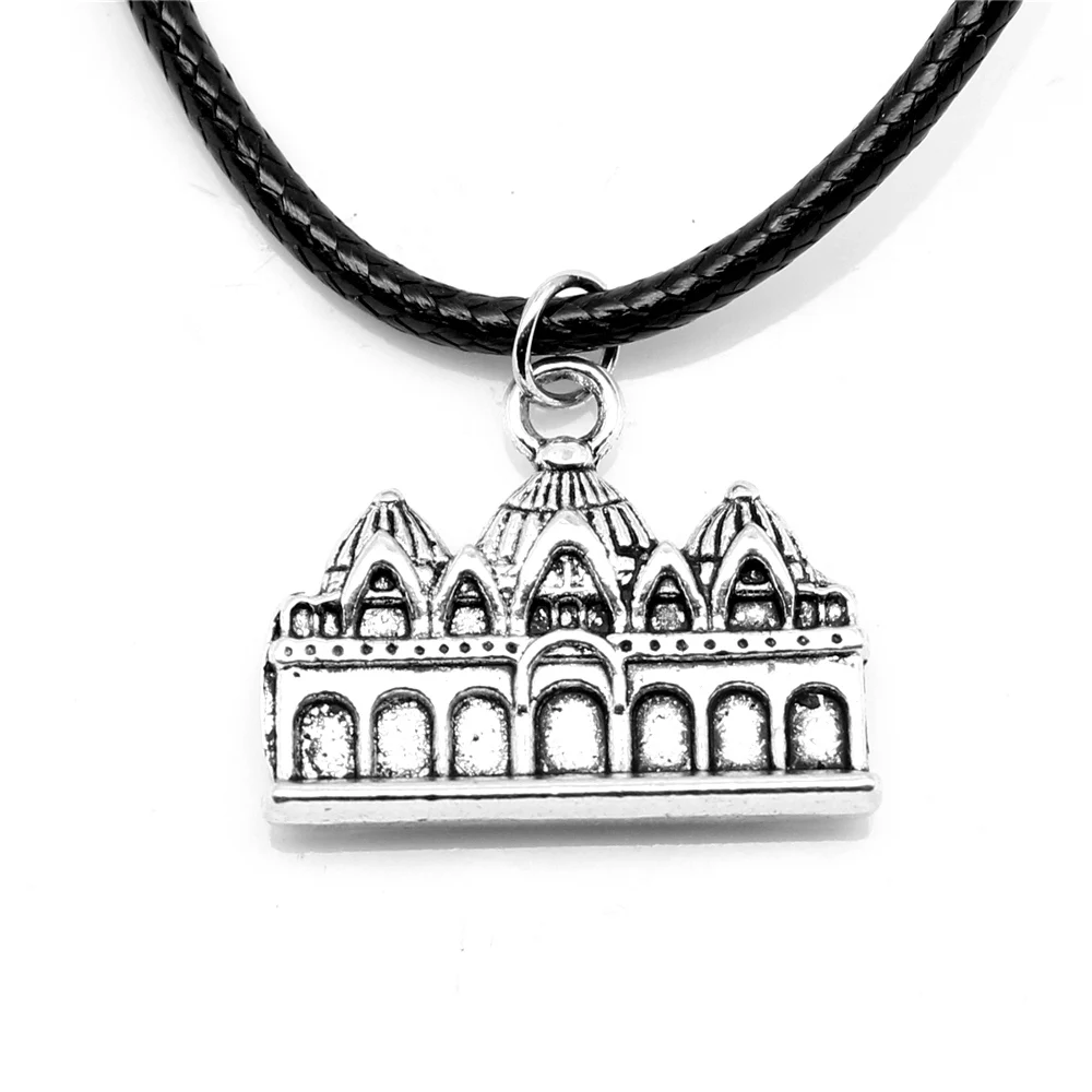 

1 Piece Castle Jewelry On The Neck Jewellery Making Supplies 17x22mm