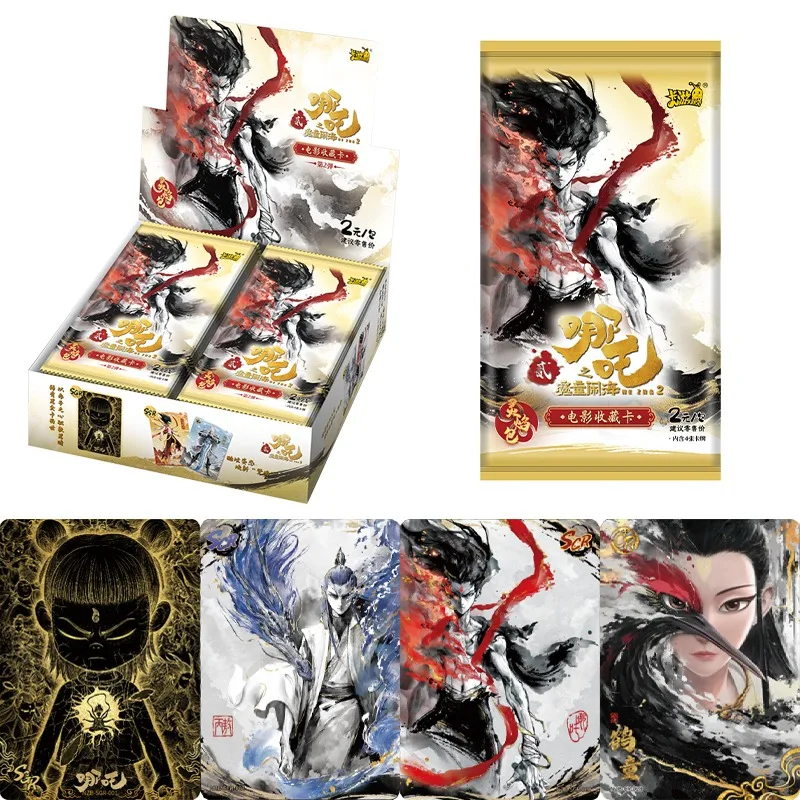 KAYOU Genuine Nezha Cards Devil Boy Conquers The Dragon King