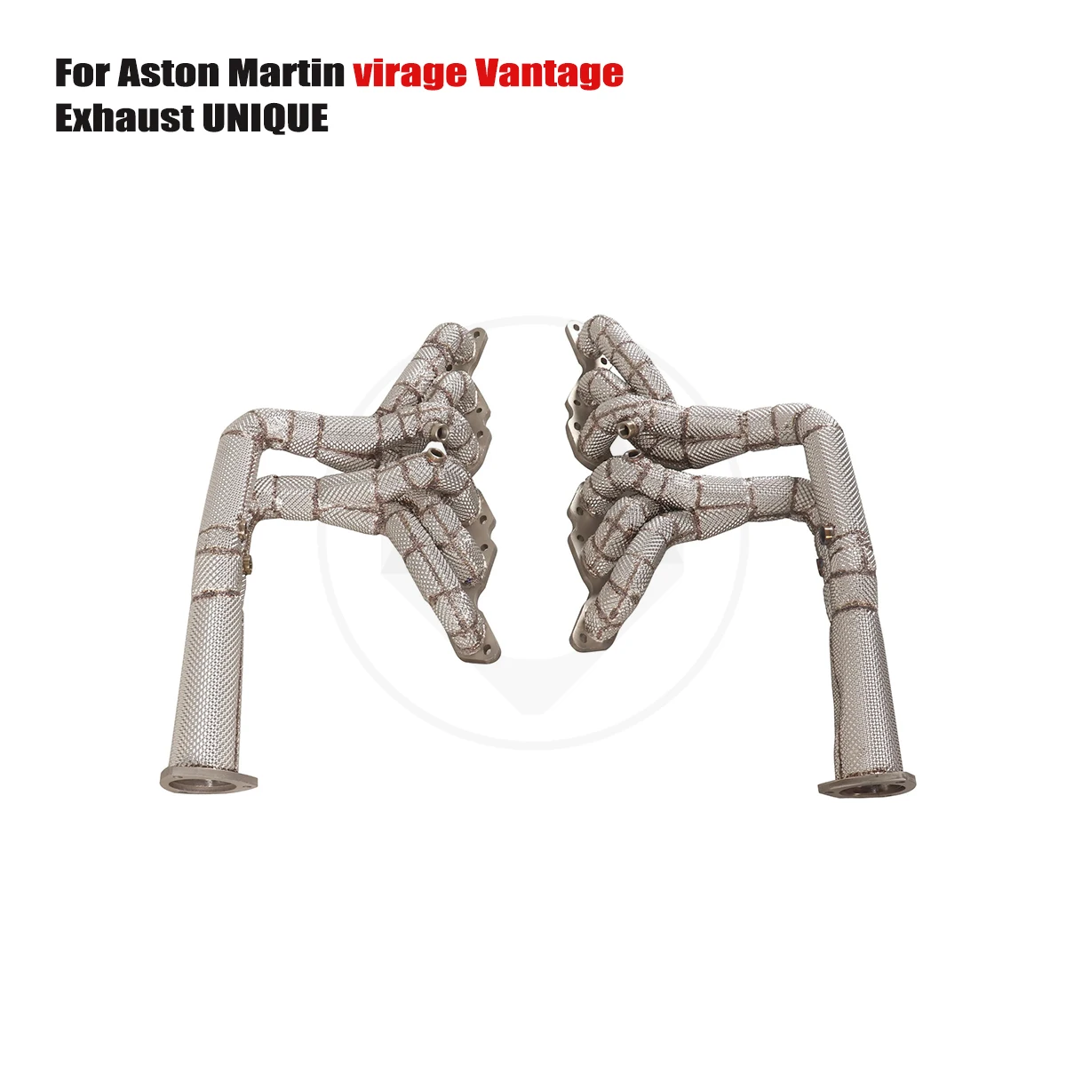 

UNIQUE manifold downpipe For Aston Martin virage Vantage Equal Length SS304 exhaust manifold With insulator