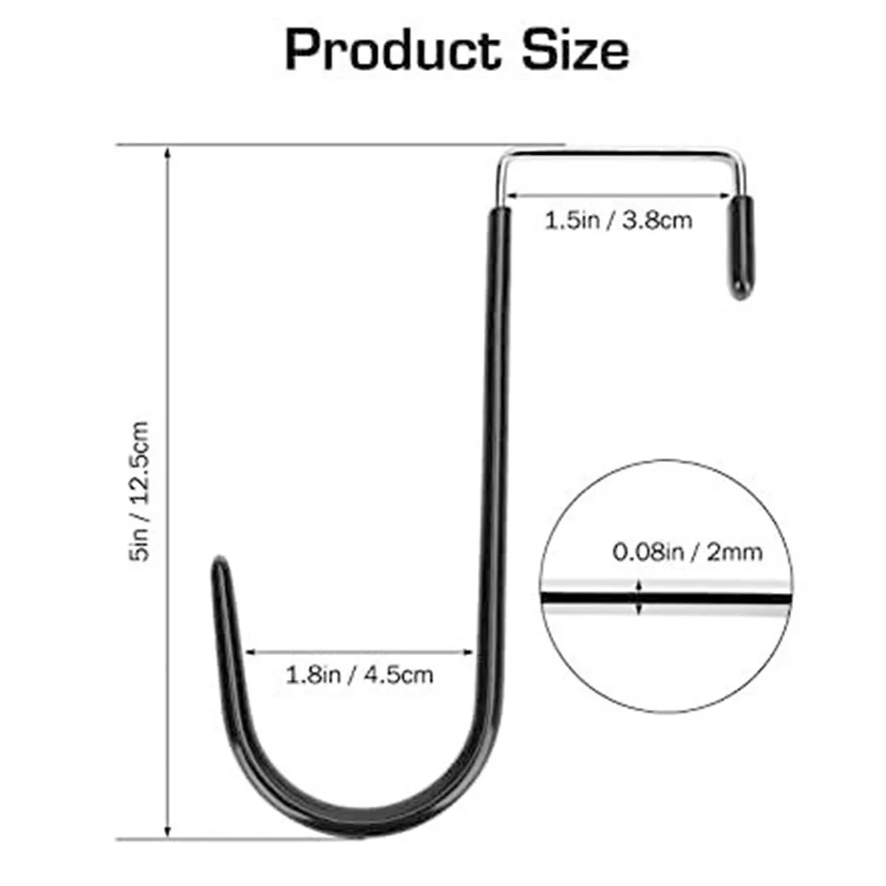 

Accessories Hooks Dipped Glue For Hanging Towel Hanger Metal No Punching Over The Door Single Hooks High Quality