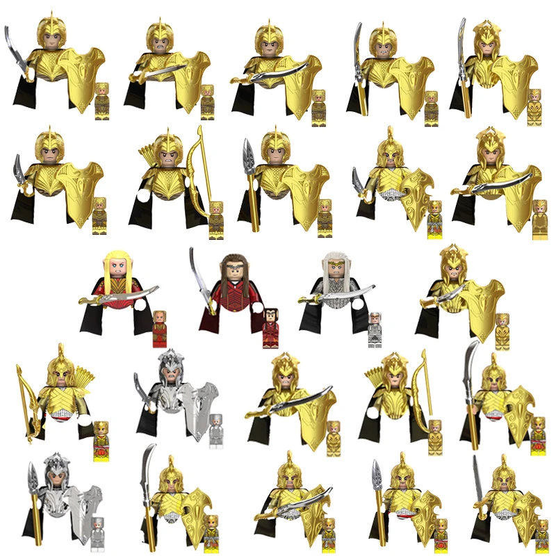 O Senhor dos Anéis Sauron Blocos de Construção, Mini Action Figures, Modelos Educativos, Jogo Cerebral, Minifigures Brinquedos, Tijolos, Ação