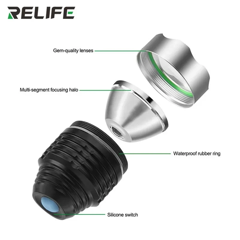 회로 기판 수리용 RELIFE-UV 접착제 경화 LED 조명, 자외선 토치, 자외선 램프, USB, RL-014