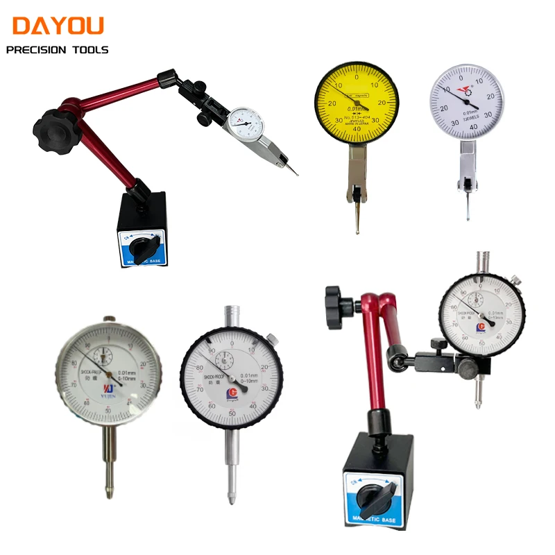 Dial Indicator Gauge Dial Indicator Dial Indicator Holder 200mm-360mm Magnetic Base Dial Bore Gauge Magnetic Stand Base Micrometer Measurment Tools