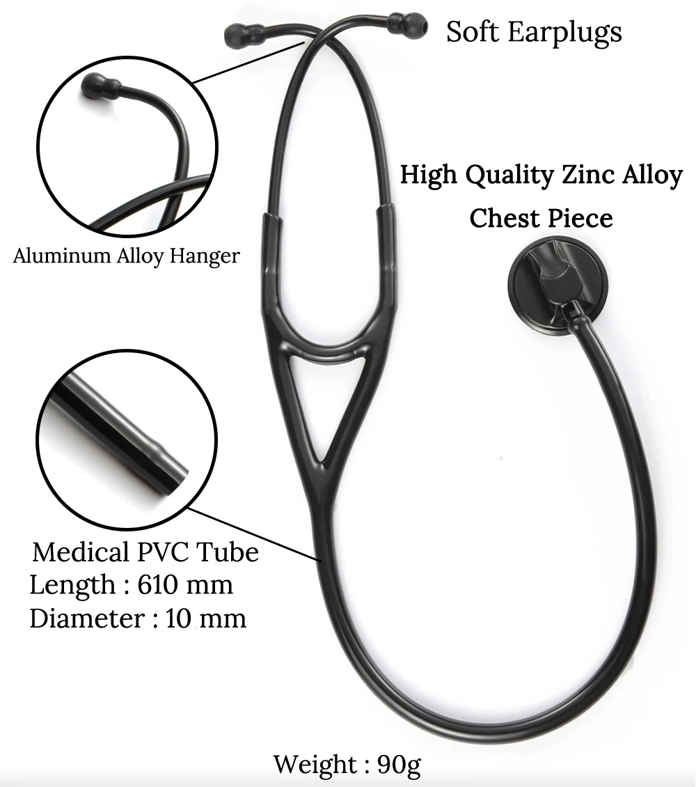 Professional Cardiology Stethoscope Medical Accessories Single Head Doctor Stethoscope Doctor Student Medical Equipment Device