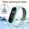 Nylon Strap For Xiaomi Mi Band 4/5/6/7 Bracelet Wristband Sports Breathable Bracelet For Miband 4/5/6/7 Replacement Correa Strap 4