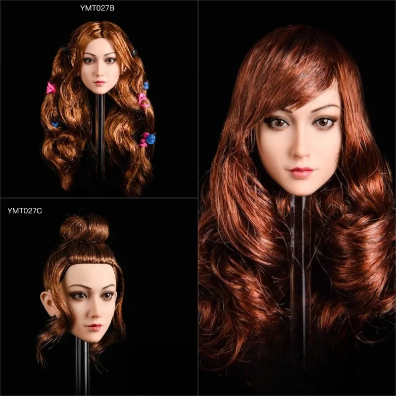 YMT027 1/6 Scale Moli Head Sculpt Beauty High Quality Model for 12" Soldier PH TBL New Wheat Skin Action Figure BodyToys