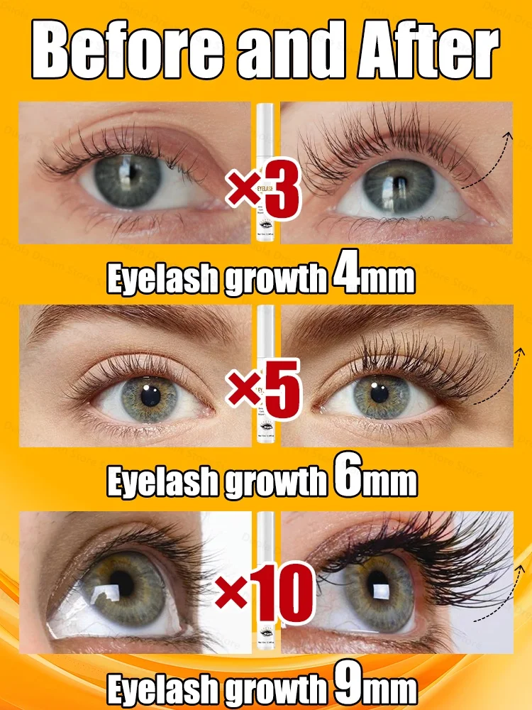 15mm Natural Fast Eyelash Growth Serum Women Lash Lift Kit Lengthening Thicken Eyebrow Growth Serum Beauty Makeup Products 3Days eyelash growth serum