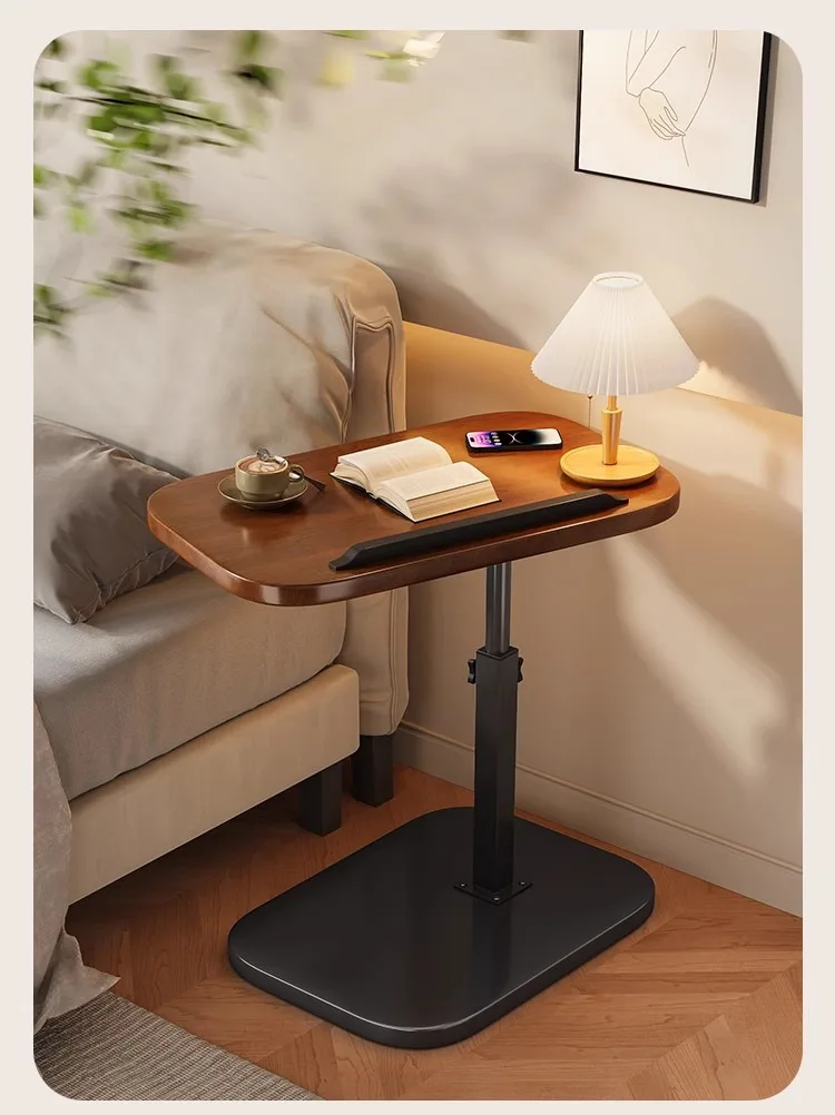 Adjustable Liftable Coffee Table - Rotating Foldable Sofa Side Table with Storage