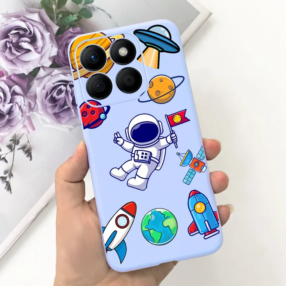 Lovely Heart and Floral Painted Soft Bumper Case