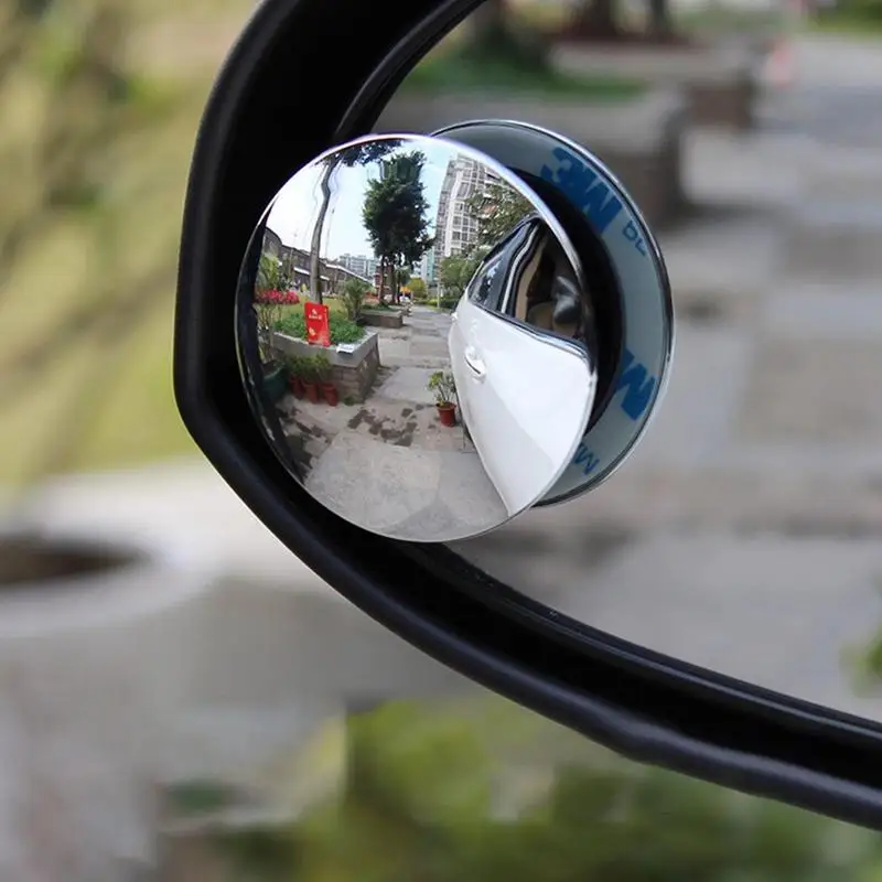 

Car Blind Spots Mirrors Shockproof Waterproof Car Rearview Convex Mirrors Auto Round Frame Convex Mirrors Car Accessories