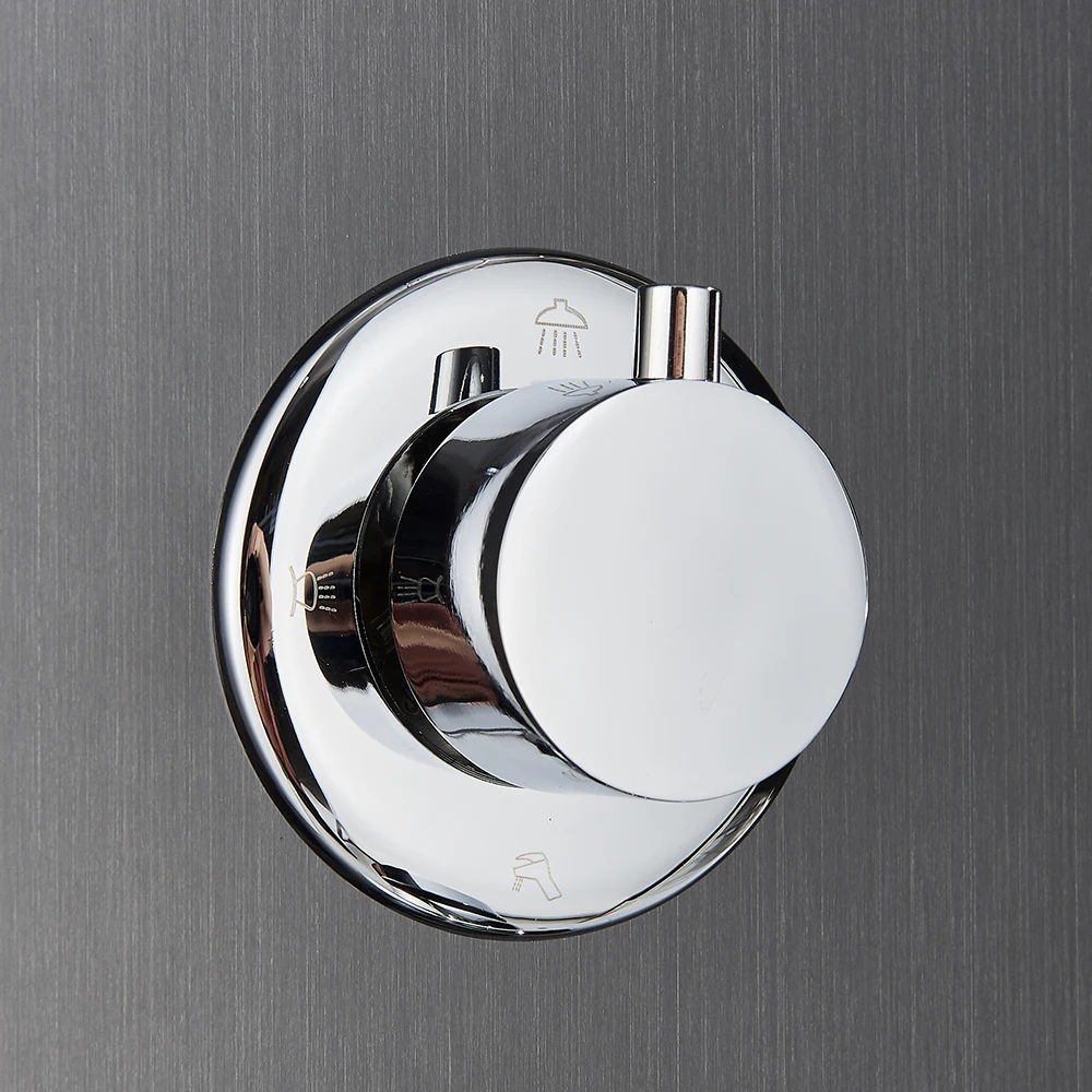 Description Picture 5 of itemOnyzpily Black Shower Panel Shower Column Faucet Digital Temperature Screen Bath Shower System Rotable Spa Massage Sprayer